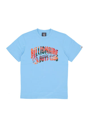 BILLIONAIRE BOYS CLUB Maglietta Uomo Tropical Island Fill Arch Logo Tee Blue da uomo