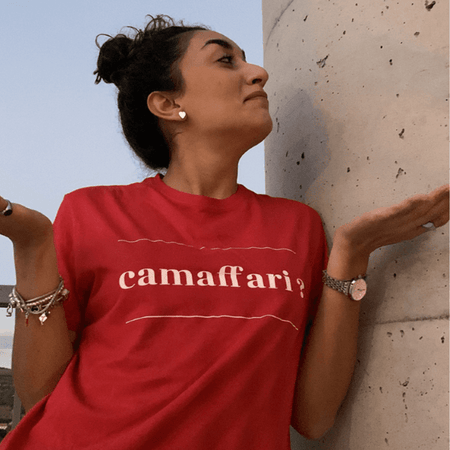 T-shirt Siciliana Unisex Rossa "Camaffari"?