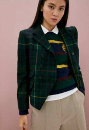 Maglione-Ralph-Lauren-Donna-Trecce-A-Righe-Multicolor