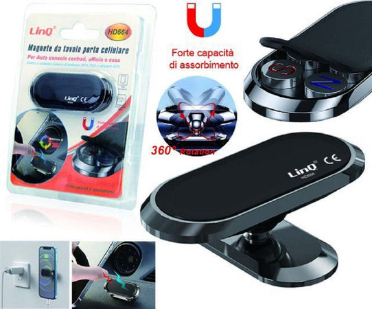 Magnete Porta Smartphone Cellulare Per Console Centrale Auto Casa Ufficio Hd664 Elettronica/Elettronica per veicoli/Accessori/Accessori per cellulari/Alloggiamenti Trade Shop italia - Napoli, Commerciovirtuoso.it