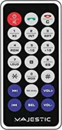 Majestic-Car-Audio-System-Mechless-Sa-400-Bt/usb/aux-Black