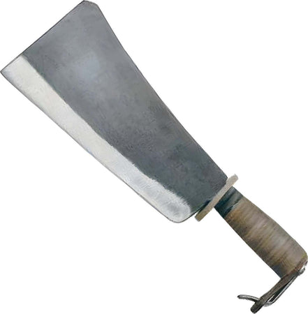 Manaresso con lama in acciaio forgiato e temprato, manico in cuoio Fai da te/Utensili elettrici e a mano/Attrezzi da giardinaggio/Coltelli da giardino La Zappa - Altamura, Commerciovirtuoso.it