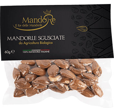 Mandorle Italiane Sgusciate 60gr. Made In Italy Mandorle 100% Bio Certificate Mandorè