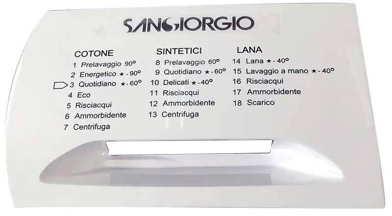 Maniglia Cassetto ITWASH Detersivo Lavatrice 39101002100