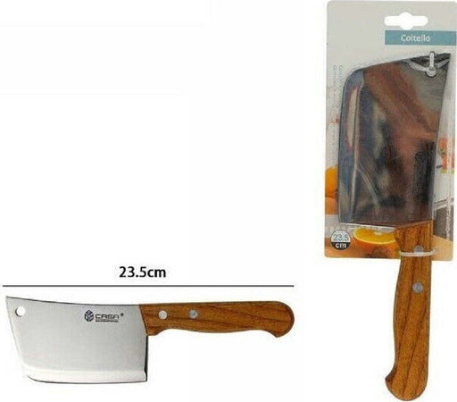Mannaia Da Macellaio Coltello Per Carne Cucina Acciaio Manico Legno 23,5cm Casa, arredamento e bricolage > Cucina > Coltelli Trade Shop italia - Napoli, Commerciovirtuoso.it