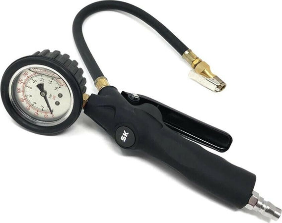 Manometro-A-Glicerina-Pistola-Misura-Pressione-Gomme-Pneumatici-Auto-Bar-Psi-Gloriashoponline