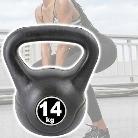 Manubrio-Kettlebell-Da-14-Kg-Peso-Con-Maniglia-Ginnastica-Fitness-Ergonomico