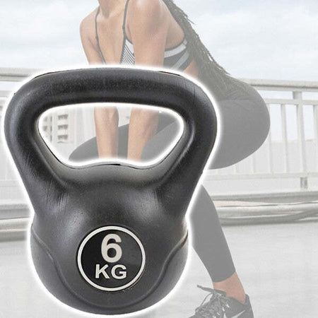 Manubrio-Kettlebell-Da-6-Kg-Peso-Con-Maniglia-Ginnastica-Fitness-Ergonomico