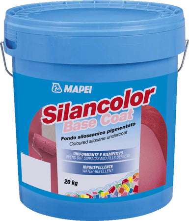 MAPEI-SILANCOLOR-BASE-COAT-KG.20-Fondo-silossanico-pigmentato-per-esterni-ed-interni-uniformante-riempitivo-e-idrorepellente