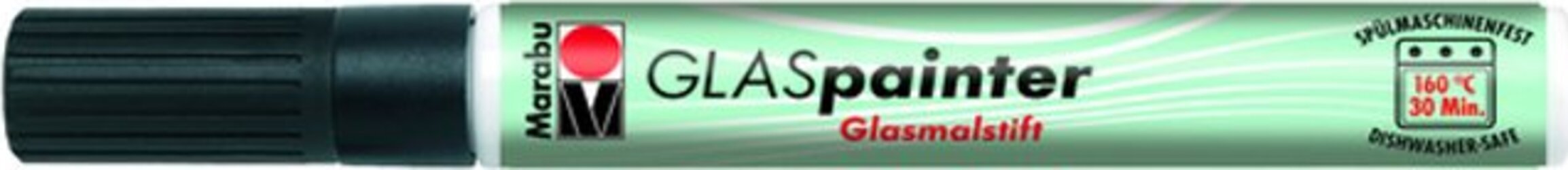 MARABU---PENNARELLO-PUNTA-1-2MM-PER-VETRO-E-PORCELLANA-20ML---COLORE-NERO-073-*