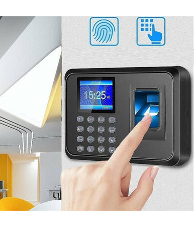 Marcatempo Impronte Digitali In Italiano Biometrico Controllo Accessi Lettore