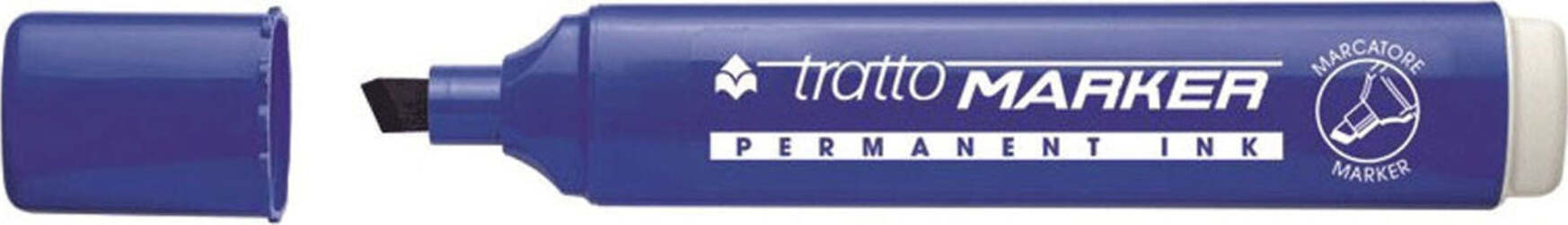 Marcatore-tratto-marker-punta-a-scalpello-Blu-20-pezzi