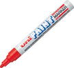 Marcatore Uni Paint PX20 - punta 2 8mm - rosso - Uni Mitsubishi Cancelleria e prodotti per ufficio/Penne matite scrittura e correzione/Marcatori ed evidenziatori/Pennarelli indelebili e marcatori Eurocartuccia - Pavullo, Commerciovirtuoso.it