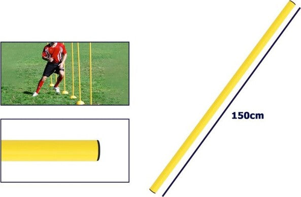 Marcatori-Per-Allenamento-Altezza-150-Cm-Calcio-Barra-Ostacoli-Slalom-Fluo