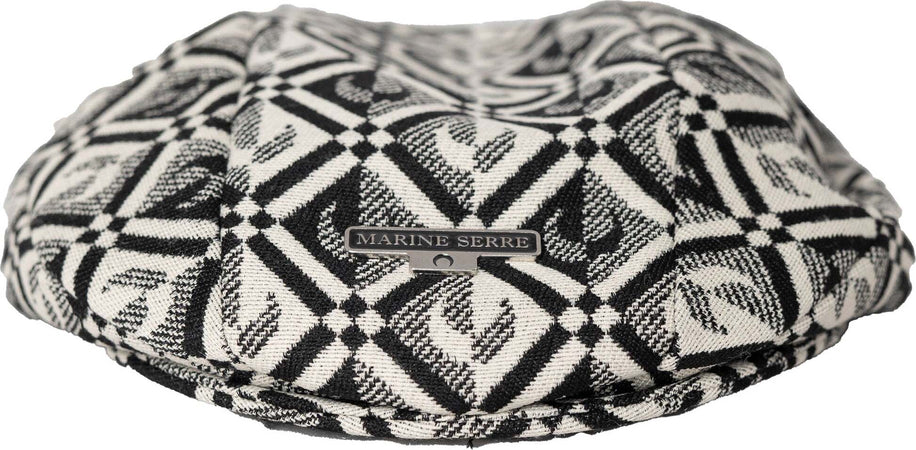 MARINE-SERRE-Moon-Diamant-Tailored-Beret-da-donna