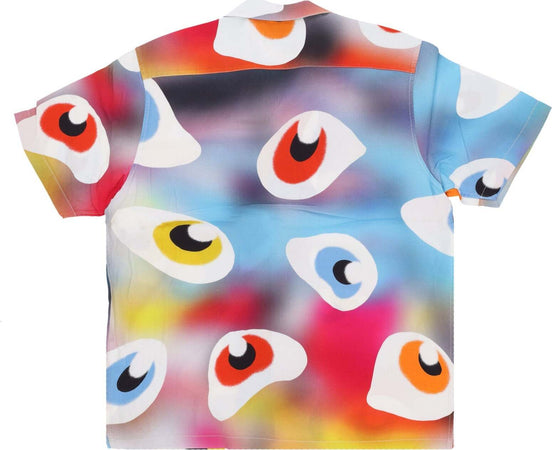 MARKET-Camicia-Manica-Corta-Uomo-Near-Sighted-Button-Up-Shirt-Multi-da-uomo