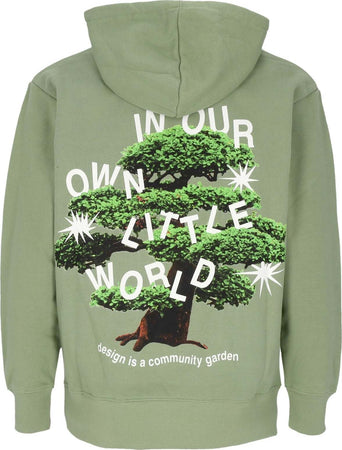MARKET-Felpa-Cappuccio-Uomo-Community-Garden-Hoodie-Basil-da-uomo