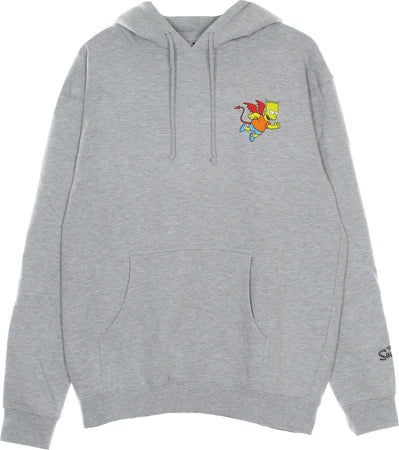 MARKET-Felpa-Cappuccio-Uomo-Devil-Arc-Hoodie-X-the-Simpsons-Ash-da-uomo