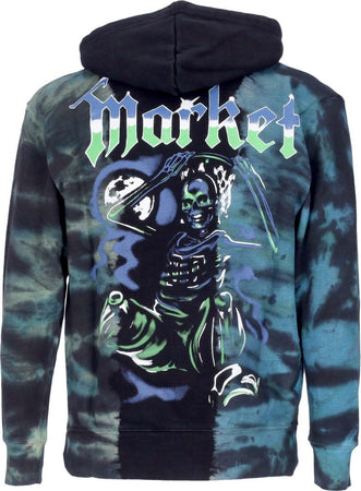 MARKET-Felpa-Cappuccio-Uomo-Killing-the-Game-Glow-In-the-Dark-Hoodie-Dark-Tie-Dye-da-uomo