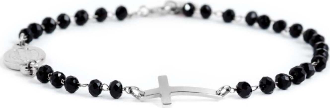 Marlù---BRACCIALE-CRISTALLI-NERI-ROSARIO