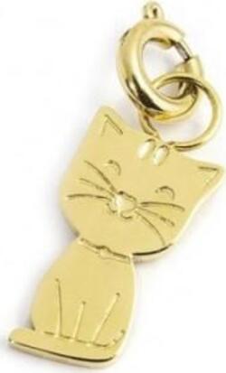 Marlù---CHARM-GATTO-PVD-ORO