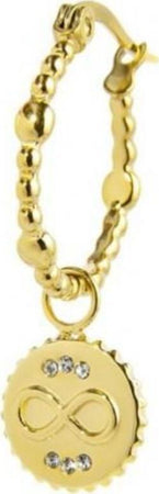 Marlù---ORECCHINO-A-CERCHIO-CON-PENDENTE-INFINITO-CRISTALLI-BIANCHI-PVD-ORO