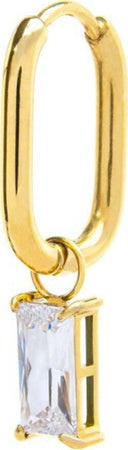 Marlù---Orecchino-ovale-con-zircone-baguette