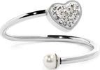 Marlù-Anello-Cuore-Con-Cristalli-E-Perla-Acciaio