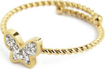 MARLÙ-ANELLO-FARFALLA-CON-CRISTALLI-BIANCHI-PVD-ORO
