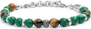Marlù-Bracciale-malachite-e-occhio-di-tigre-8mm