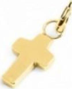 MARLU'-CHARM-ORO-PVD-STRASS-BIANCHI-CROCE