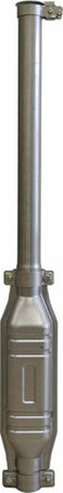 Marmitta completa con prolunga dritta attacco 50mm