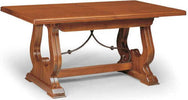 MARSHALL---tavolo-da-pranzo-allungabile-in-legno-massello-85x180/225/270/315/360-con-decoro-in-ferro-Tinta-noce-Milani-Home