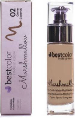 Marshmallow Best Color Fondotinta Fluido Matte 30ml Finish Opaco Fondotinta Liquido Coprenza Modulabile Tenuta 24h Bellezza/Trucco/Viso/Fondotinta Profumeria Chèri - Locri, Commerciovirtuoso.it