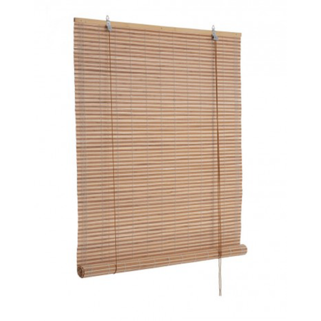 Tenda Marsiglia naturale in bamboo, barre in legno e filo di poliestere copertura 75%