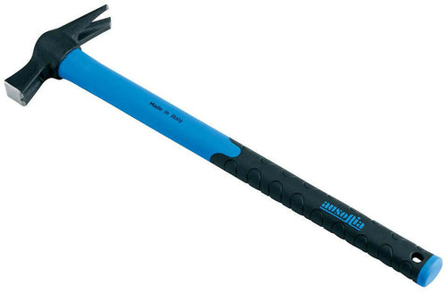 Martello Professionale Made In Italy Da Cantiere Carpentiere Calamitato Tipo Spagna Con Testa Grammi 400 Emanico Fibra 45 Cm Ausonia - 45018