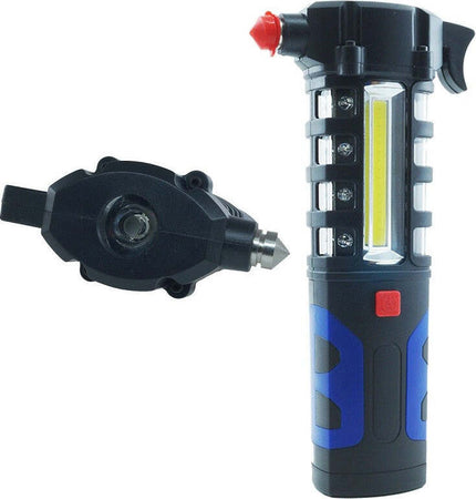 MARTELLO ROMPI VETRO CON TORCIA LED LAMPADA EMERGENZA CALAMITATA ZJ80 Auto e Moto/Accessori per auto/Accessori di emergenza/Attrezzi per la fuga d’emergenza Trade Shop italia - Napoli, Commerciovirtuoso.it