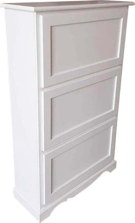 MARY---scarpiera-in-legno-massello-79x30x130-Bianco-Milani-Home