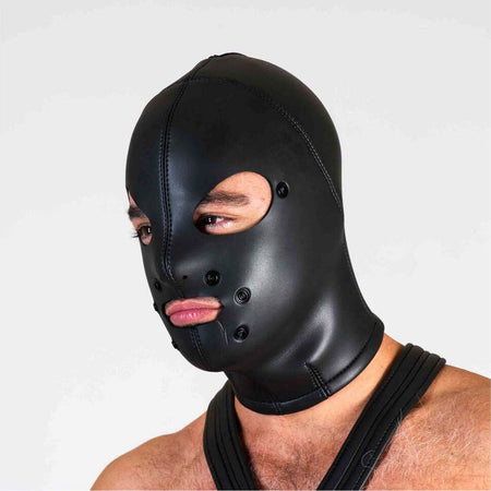 Maschera Integrale Fetish Con Parti Rimovibili Occhi Bocca E Chiusura Posteriore Neoprene Ultimate Lock out Hood Salute e cura della persona/Erotismo e contraccezione/Bondage/Cappucci che coprono il volto Kondorama - Martinsicuro, Commerciovirtuoso.it