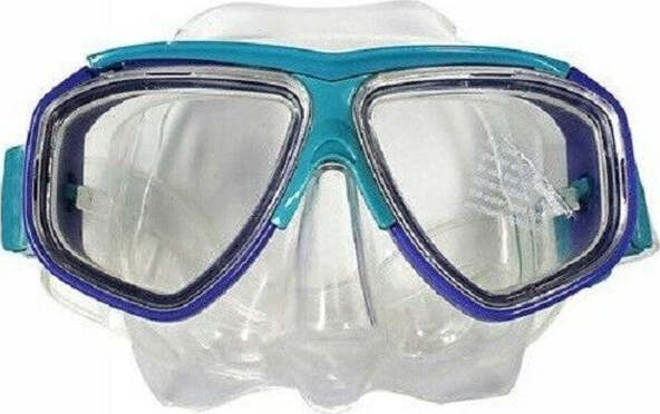 Maschera-Per-Immersioni-Subacquee-Snorkeling-Sub-Mare-Piscina-Colore-Blu-Azzurro
