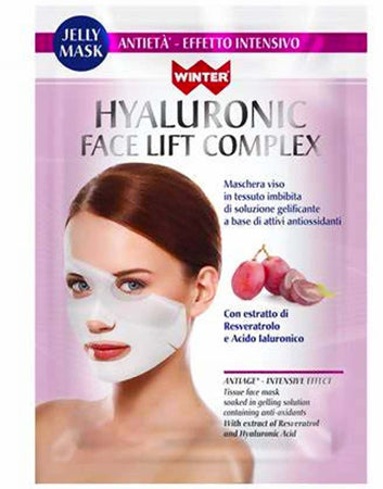 Maschera Viso Monouso In Tessuto Antietà Effetto Intensivo Winter Hyaluronic Face Lift Complex Maschera Antiage Rimpolpa Nte Ristrutturant Gdp Winter