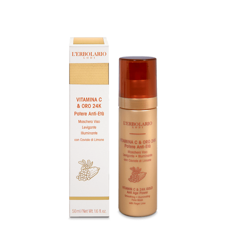 Maschera Viso Vitamina C & Oro 24K L'Erbolario