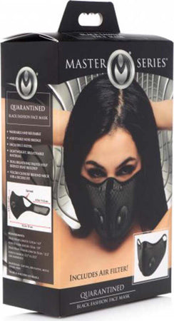 Mascherina Fetish Covid Nera Lavabile In Lavatrice Cotone Plastica Metallo Nichel Free Quarantined Fashion Face Mask - Black Salute e cura della persona/Erotismo e contraccezione/Bondage/Bavagli Kondorama - Martinsicuro, Commerciovirtuoso.it