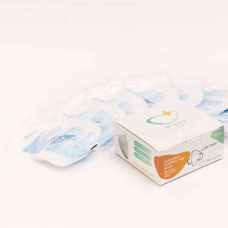 Mascherina FFP2 REXPIRIA Golden Season Certificazione CE 2163 - Dispositivo di Protezione Individuale Imbustata Singolarmente DPI da € 0,70 al Pezzo