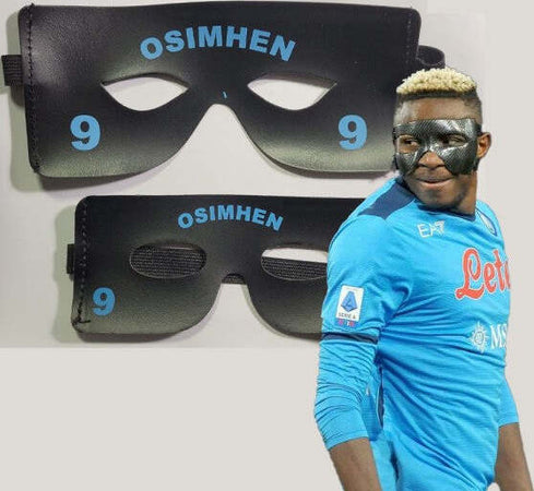 Mascherina-Nera-Osimhen-Calcio-Napoli-Fan-Tifosi-Bambini-Ragazzi-Festa-Scudetto