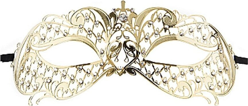 Mascherina Venezia Angelo Color Oro Lucida Angel Masquerade Mask - Gold Mascherina Angelo Veneziano Giochi e giocattoli/Giochi d'imitazione e accessori di travestimento/Accessori per travestimento/Maschere Kondorama - Martinsicuro, Commerciovirtuoso.it