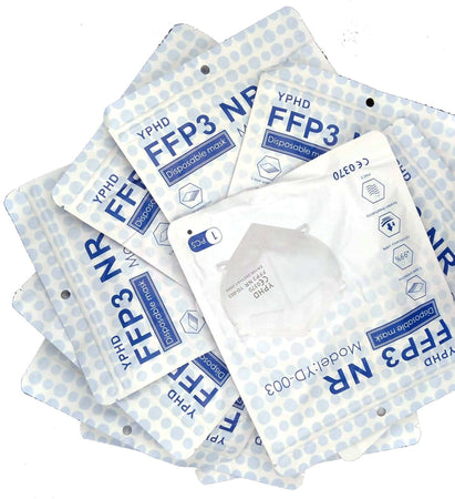 Mascherine FFP3 Mascherina Dispositivo di Protezione Individuale da € 1,99 Cad. Marchio CE 0370 Nasello in Memory Foam Imbustate Singolarmente Dresswork