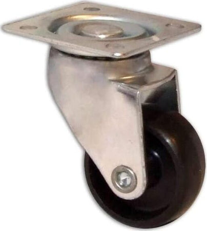 MASIDEF---RUOTA-PIROETTANTE-IN-PLASICA-CON-PIASTRA-38X38-D.-30mm