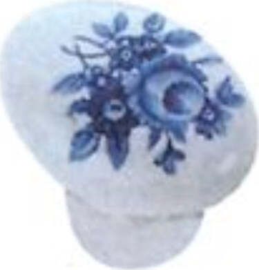 MASIDEF-POMOLO-PORCELLANA-OVALE-FIORE-BLU---33X24-MM