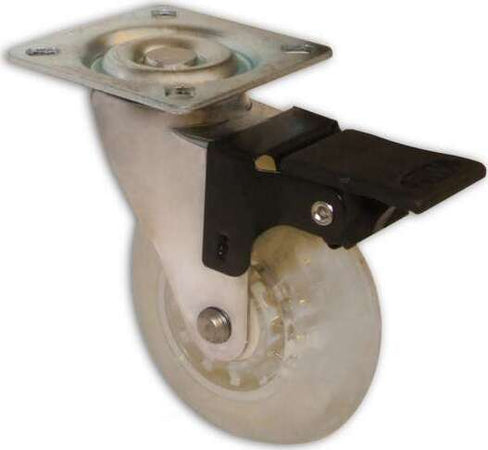 MASIDEF-RUOTA-IN-POLIURETANO-TRASPARENTE-CON-PIASTRA-E-FRENO-DIAMETRO-50